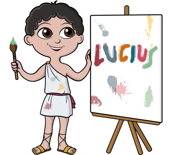 I pittori di Pompei for kids